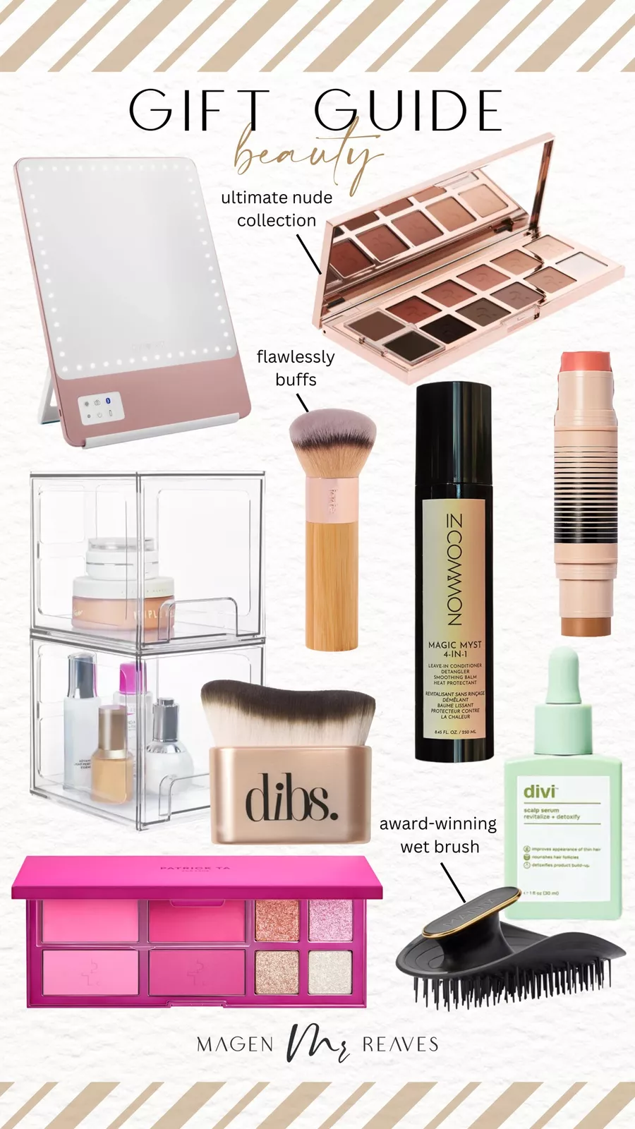 beauty gifts, makeup gifts