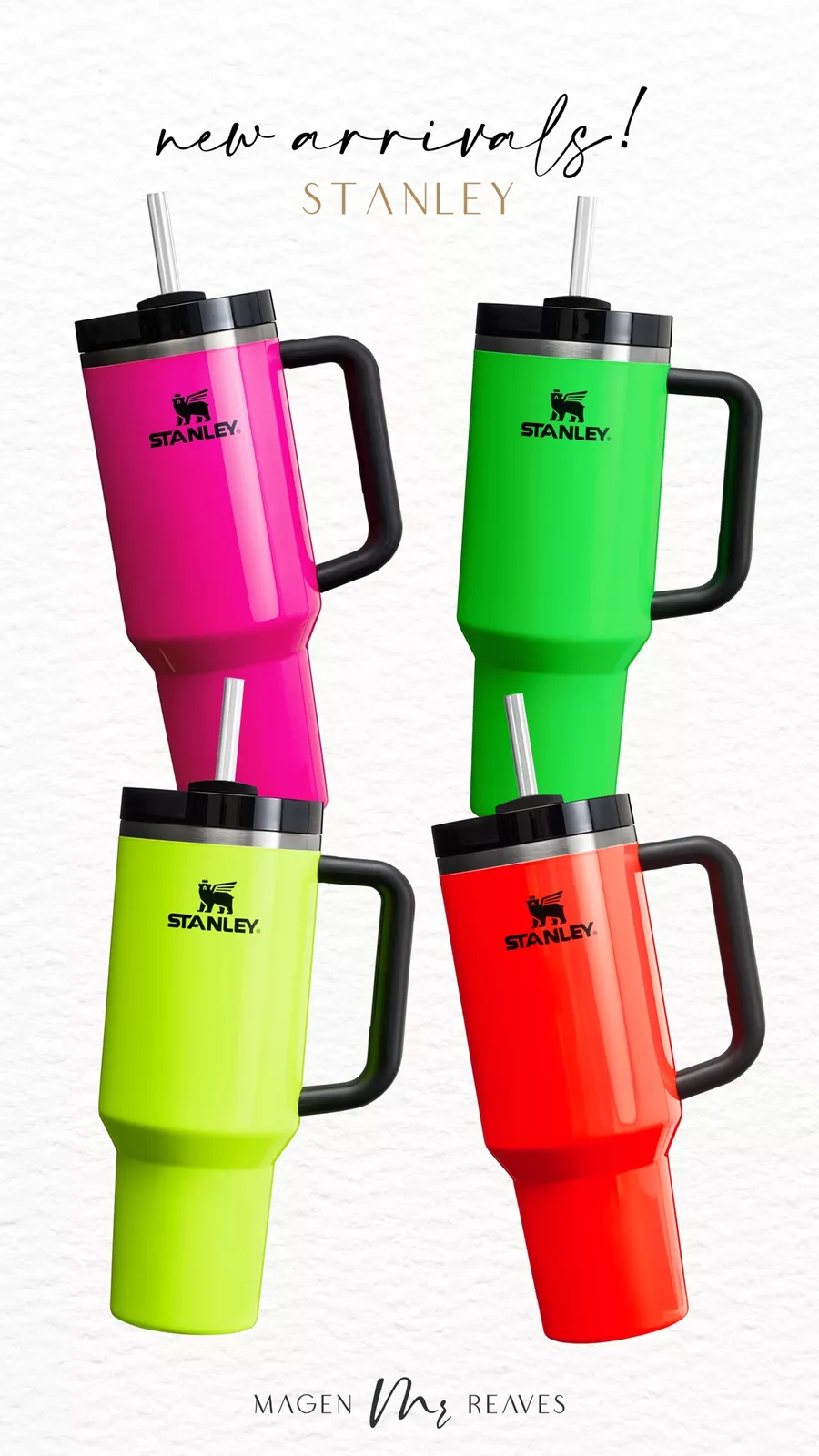 stanley new arrival, march best-sellers, neon stanley